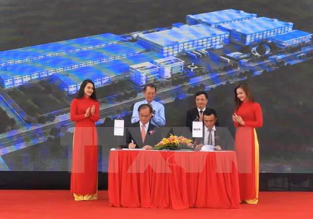 Inician en Vietnam construcción de fábrica de partes automotrices ảnh 1