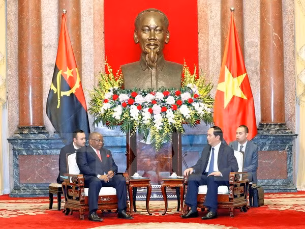 Presidente de Vietnam destaca potencialidad de cooperación con Angola ảnh 1