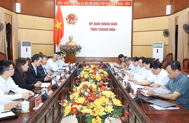 Grupo tailandés contempla proyectos de inversión en Thanh Hoa ảnh 1