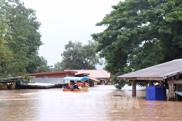 Salvan a todos los vietnamitas atrapados en Carretera 8 en Laos ảnh 1