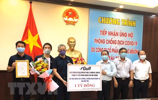 Empresas tailandesas apoyan a provincia vietnamita en lucha contra el COVID-19 ảnh 1
