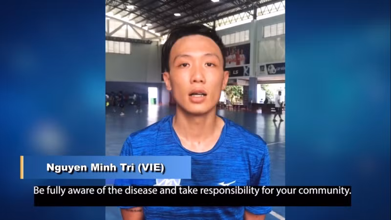Jugador vietnamita de futsal se suma a campaña de AFC contra el COVID-19 ảnh 1 Jugador vietnamita de futsal se suma a campaña de AFC contra el COVID-19 ảnh 1