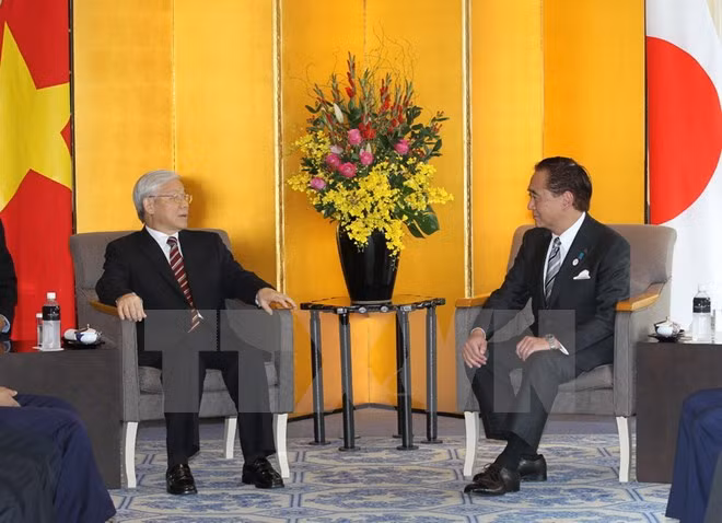 Dirigente partidista vietnamita continúa actividades en Japón ảnh 1