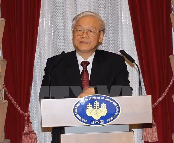  Líder partidista vietnamita continúa su agenda de trabajo en Japón ảnh 1