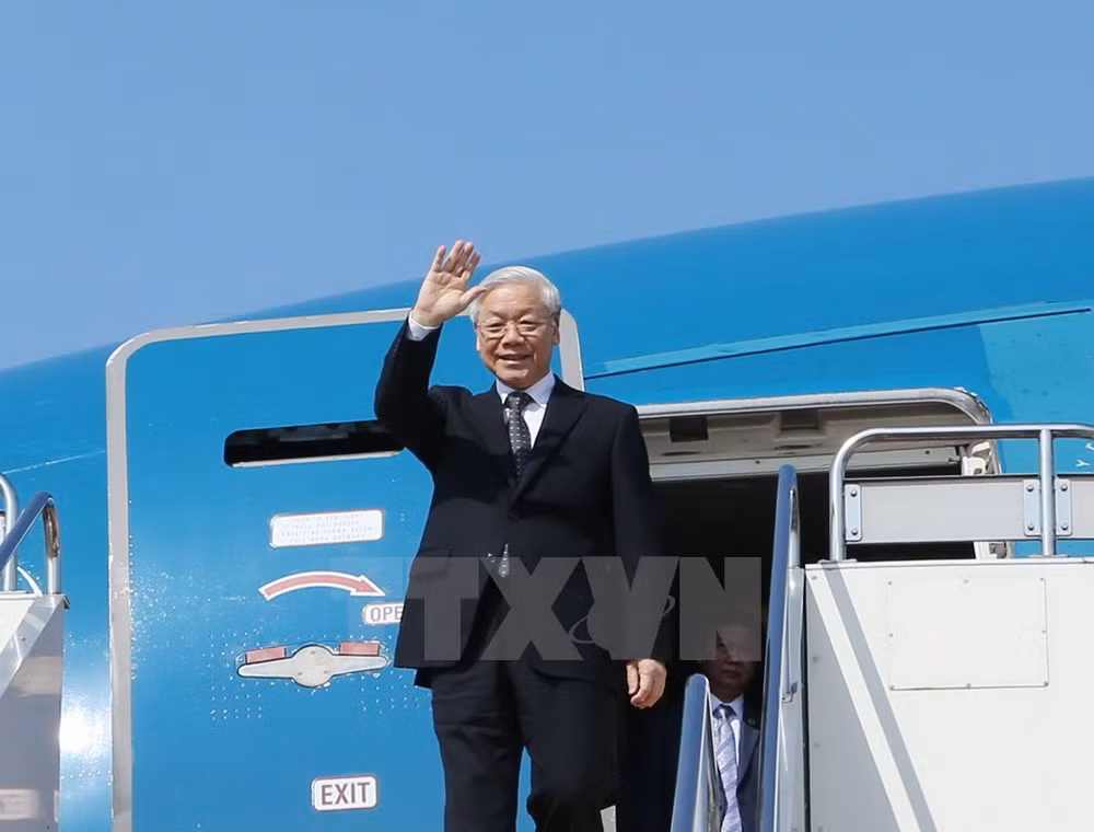  Máximo dirigente vietnamita inicia visita oficial a Tokio ảnh 1