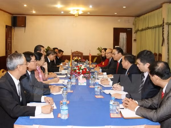 Laos destaca eficiencia de cooperación con Vietnam en áreas fronteriza ảnh 1