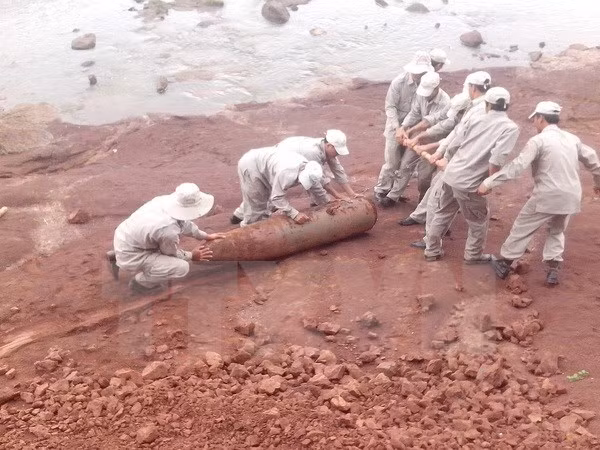 Detectan mega obús remanente en provincia vietnamita ảnh 1