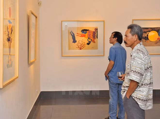 Inauguran exposición artística Vietnam - Malasia - Tailandia ảnh 1