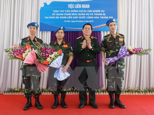 2015, año de proactiva participación vietnamita en misiones de paz de ONU ảnh 1