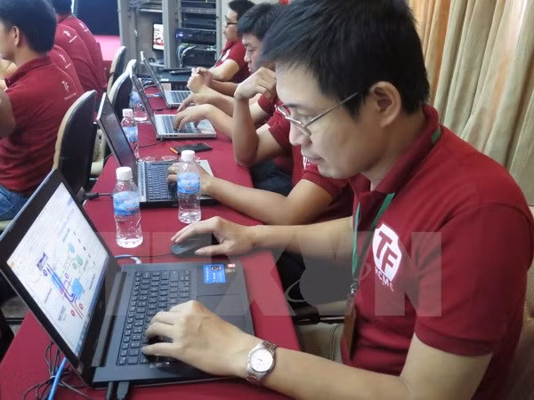 Efectúan ensayo cibernético internacional en Vietnam ảnh 1
