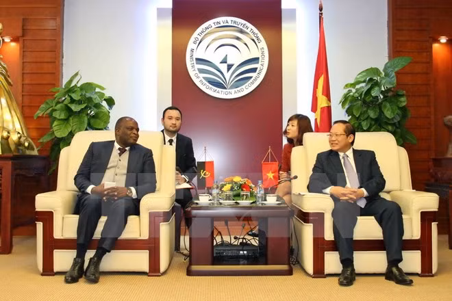 Vietnam y Angola cooperan en sector de telecomunicaciones ảnh 1