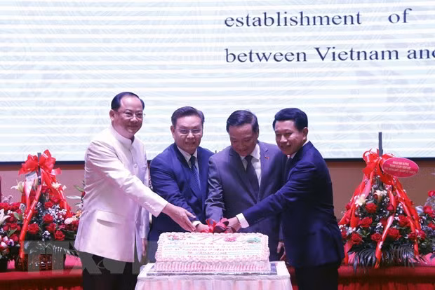 Vietnamitas en Japón, Laos y Sudáfrica conmemoran 77 aniversario del Día Nacional ảnh 2 Vietnamitas en Japón, Laos y Sudáfrica conmemoran 77 aniversario del Día Nacional ảnh 2