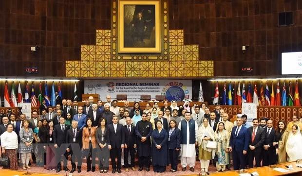 Participa Vietnam en reunión parlamentaria Asia-Pacífico sobre objetivos SDG en Pakistán ảnh 2