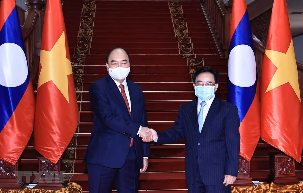 Presidente vietnamita continúa agenda apretada en Laos ảnh 1