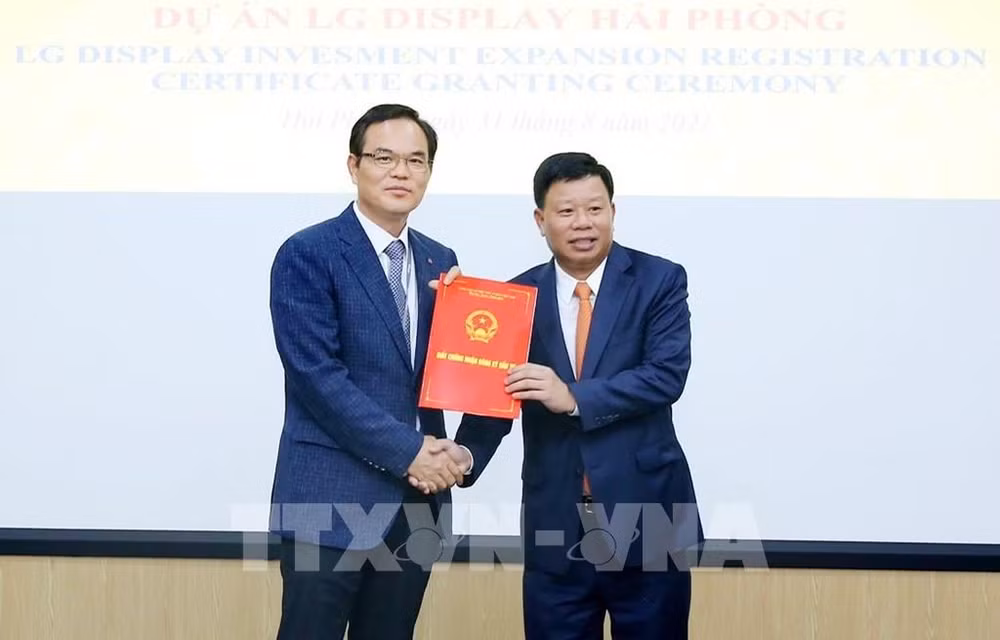 Empresa sudcoreana aumentan inversiones en la ciudad vietnamita de Hai Phong ảnh 1