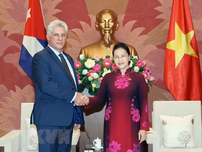 Parlamento de Vietnam reitera apoyo a la justa causa revolucionaria de Cuba ảnh 1