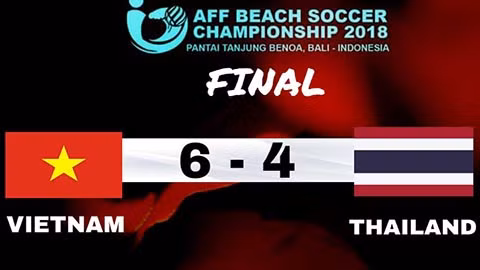 Vietnam se corona en el campeonato sudesteasiático de fútbol playa ảnh 1
