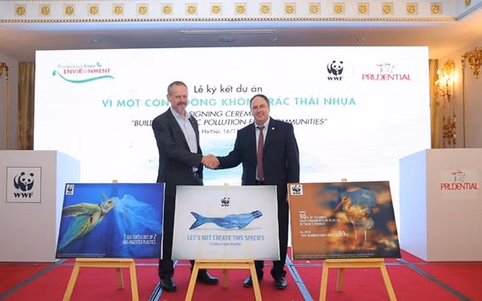 Prudential Vietnam y organización mundial entablan lazos para reducir desechos plásticos ảnh 1
