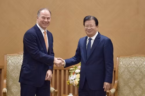 Respalda vicepremier de Vietnam cooperación energética con empresa estadounidense ảnh 1