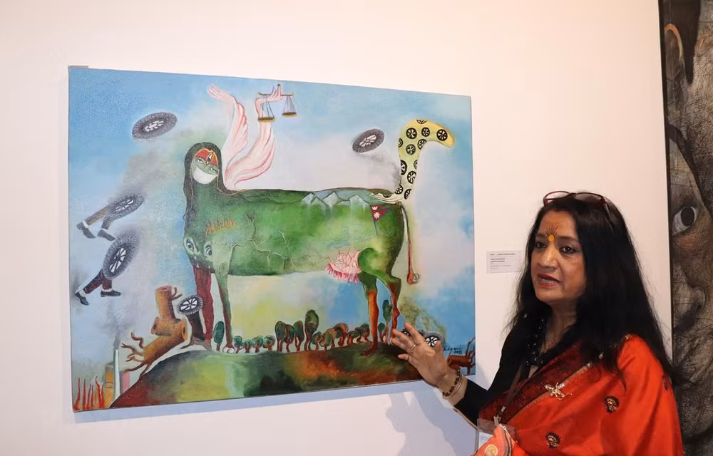 Abre sus puertas en Hanoi Exposición de Bellas Artes de destacados autores asiáticos ảnh 1