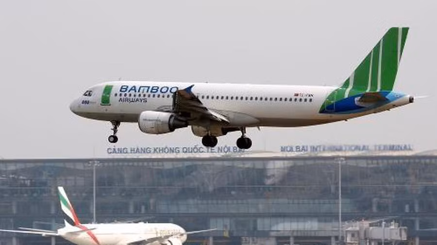 Ajusta aerolínea vietnamita Bamboo Airways planes de vuelos por tormenta Nakri ảnh 1