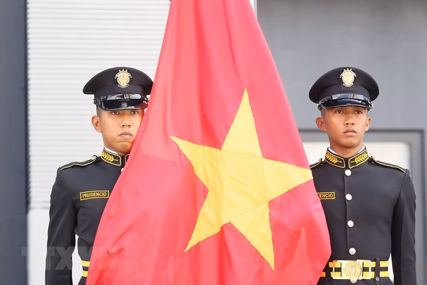 Izan bandera vietnamita en Juegos del Sudeste Asiático ảnh 1