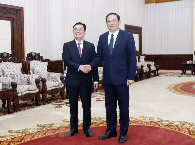 Aprecian cooperación entre varias localidades laosianas con provincia vietnamita ảnh 1