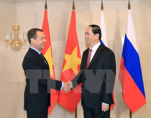 Rusia constituye socio de confianza de Vietnam, dice presidente Dai Quang ảnh 1