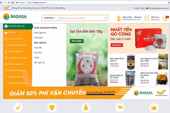 Lanzan sitio web de comercio electrónico de especialidades locales en Vietnam ảnh 1