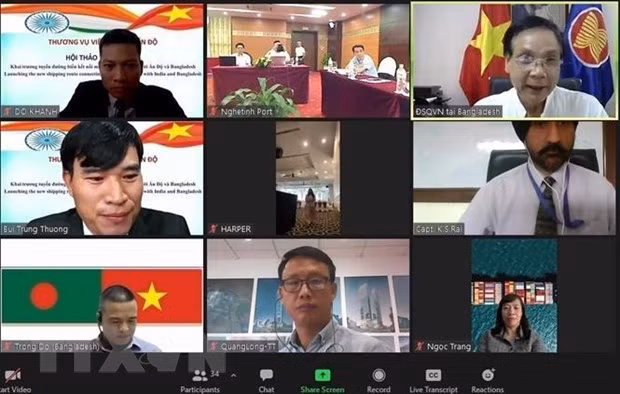 Inauguran ruta marítima entre región central de Vietnam y la India ảnh 2