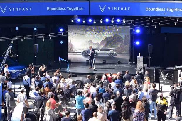 VinFast inauguró seis centros de venta de autos eléctricos en Estados Unidos ảnh 1