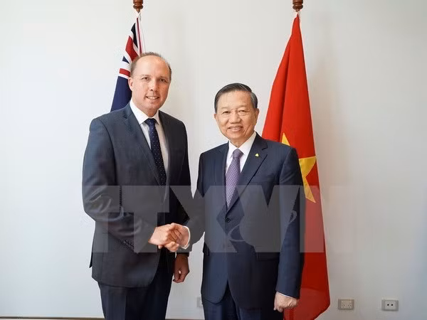 Fuerzas de seguridad pública de Vietnam fortalecen vínculos con Australia ảnh 1