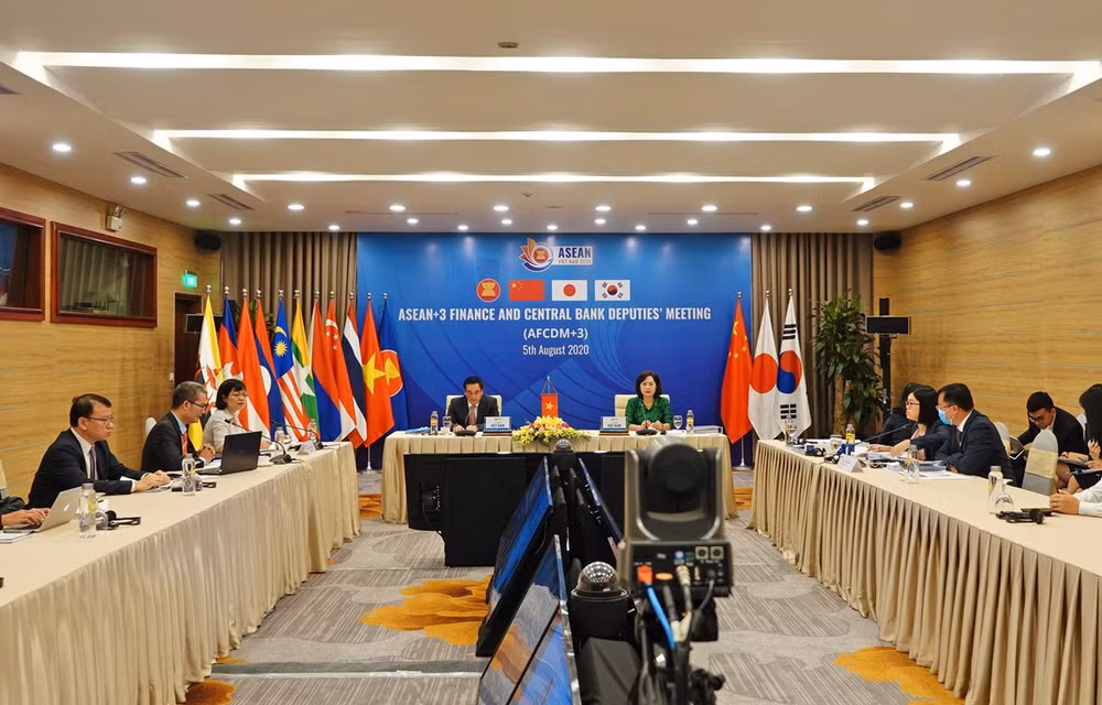 Vietnam y Japón presiden la reunión virtual de AFCDM+3 ảnh 1
