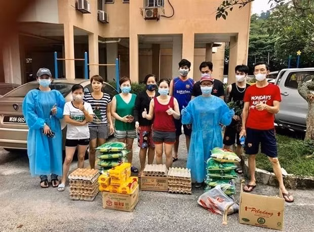 Apoyan a connacionales vietnamitas en Malasia en combate antiepidémico ảnh 1