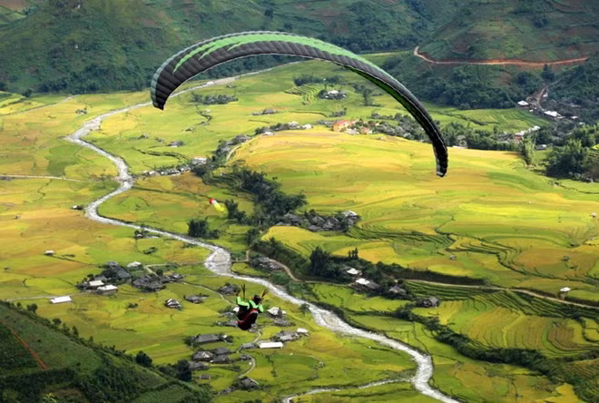  Festival de Parapente para contemplar arrozales de Mu Cang Chai ảnh 1