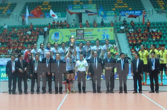 Conquista club tailandés torneo asiático de voleibol femenino ảnh 1