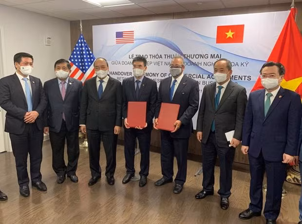 Rubrican empresa petrolera vietnamita y grupo estadounidense importante acuerdo de cooperación ảnh 1 Rubrican empresa petrolera vietnamita y grupo estadounidense importante acuerdo de cooperación ảnh 1