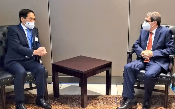 Canciller vietnamita cumple amplia agenda de encuentros en Nueva York ảnh 3