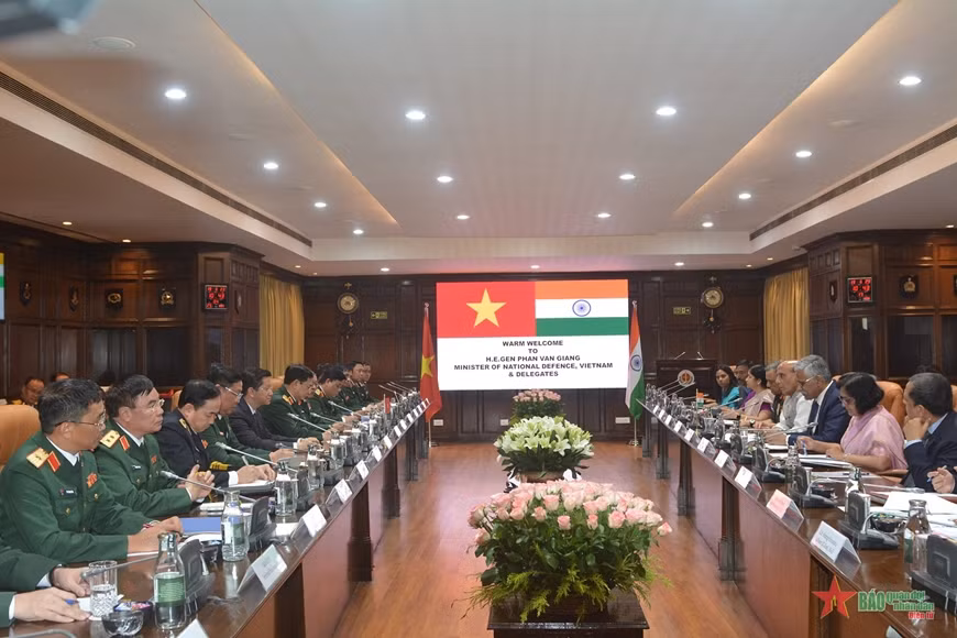 India desea intensificar cooperación con Vietnam en defensa ảnh 2