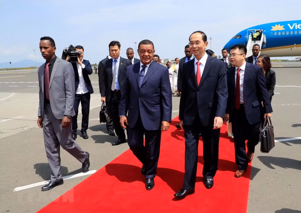 Presidente de Vietnam inicia visita estatal a Etiopía ảnh 1