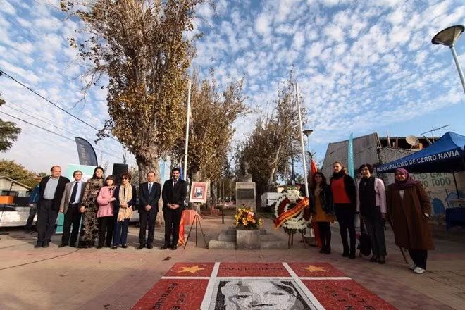  Conmemora 129 aniversario de natalicio de Presidente Ho Chi Minh en Chile ảnh 1