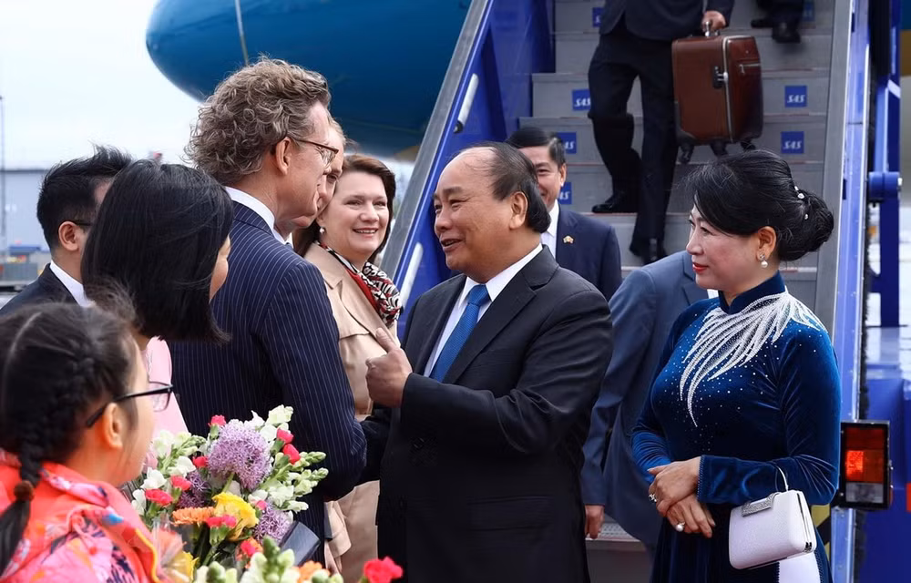 Primer ministro de Vietnam inicia su visita oficial a Suecia ảnh 1