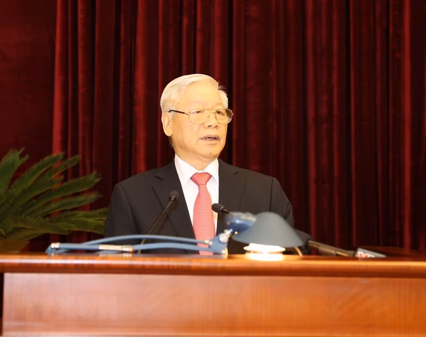 Inauguran XIII pleno del Comité Central del Partido Comunista de Vietnam ảnh 1