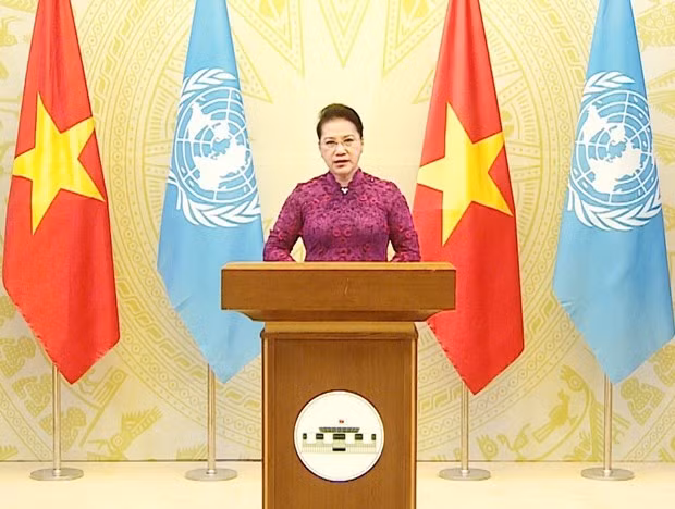 Vietnam participa en reunión de alto nivel por aniversario 25 de la IV Conferencia Mundial sobre la Mujer ảnh 1