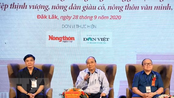 Premier vietnamita dialoga con agricultores de la región Centro-Altiplanicie Occidental ảnh 1