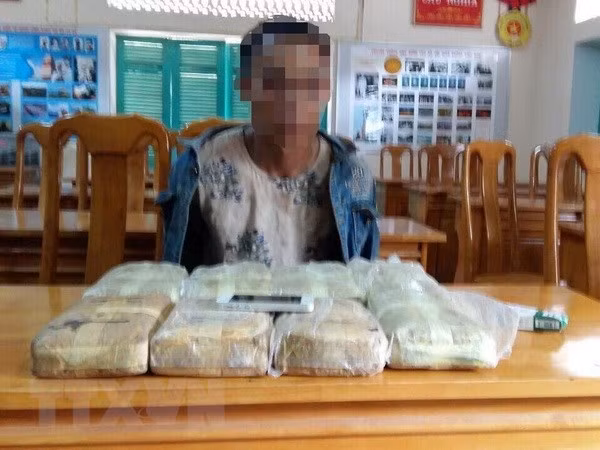 Decomisan gran cantidad de drogas en frontera entre Vietnam y Laos ảnh 1