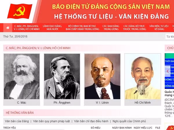 Revista electrónica del Partido Comunista de Vietnam lanza nuevo sitio web ảnh 1