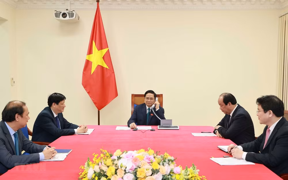 Primer ministro de Camboya confía en nuevos logros de Vietnam ảnh 1