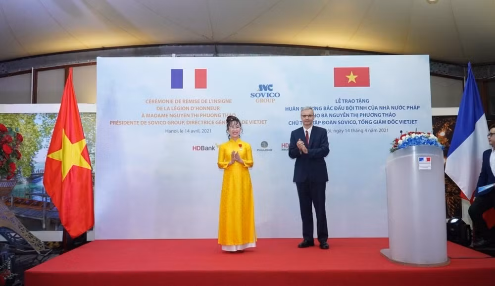 Empresaria vietnamita recibe la Orden Nacional de la Legión de Honor de Francia ảnh 1
