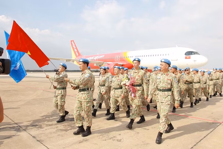 Parte a Sudán del Sur personal de tercer hospital de campaña de Vietnam ảnh 1